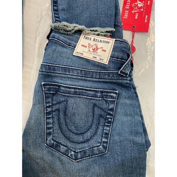 True Religion Jennie Curvy Ankle Stretch denim Jean size 25 * wom156 - Picture 7 of 7